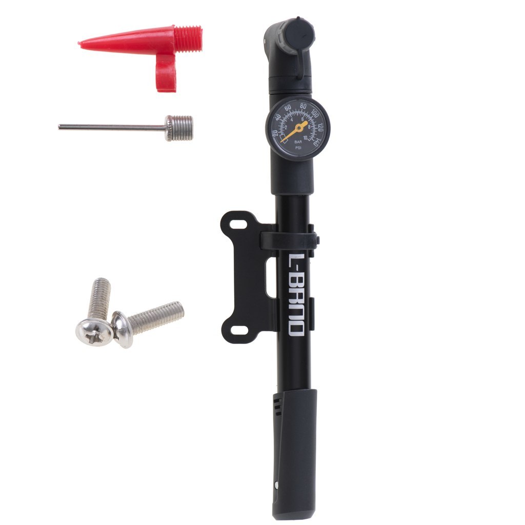 POMPKA ROWEROWA Z MANOMETREM UCHWYTEM NA ROWER RĘCZNA